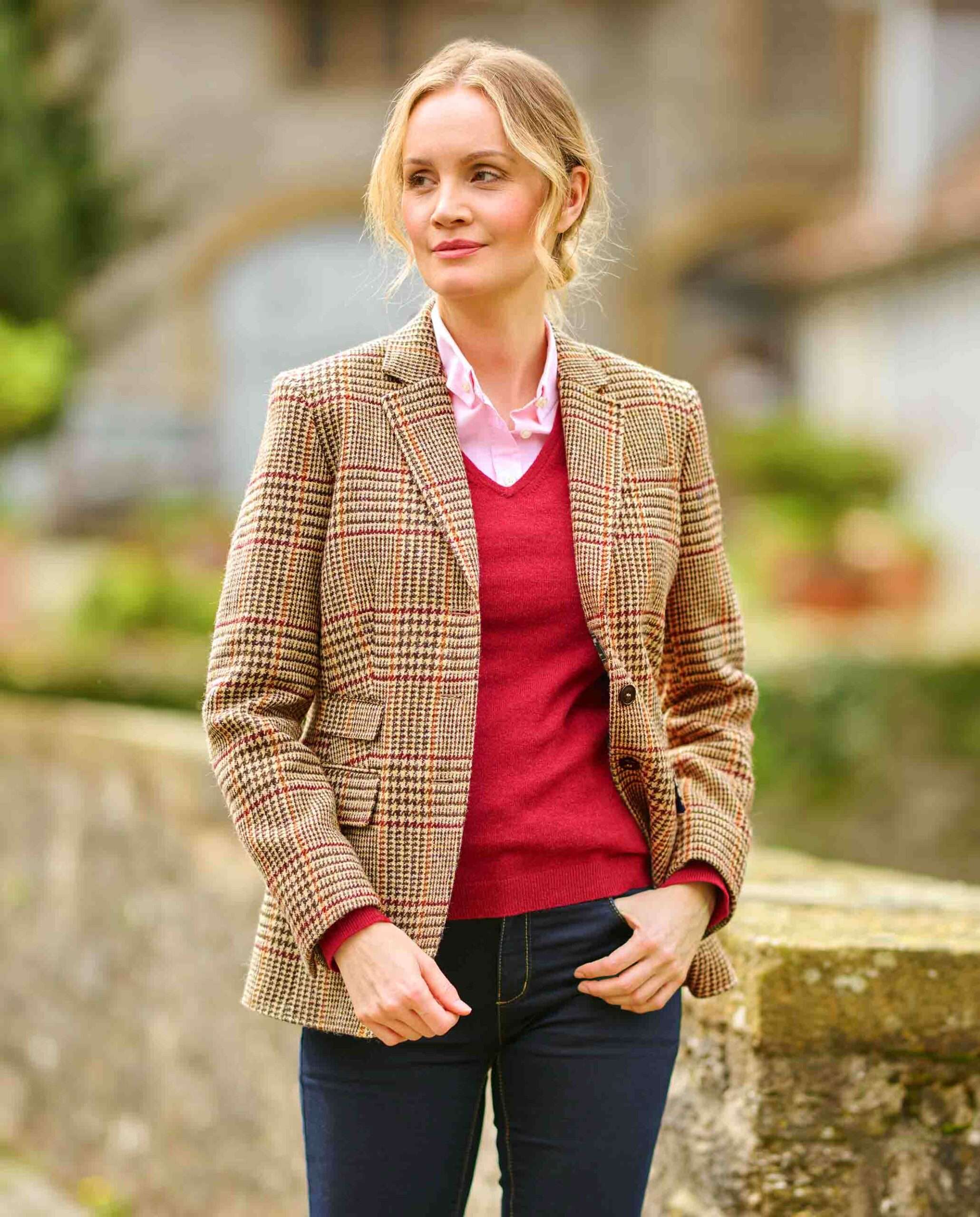 Wellington of Bilmore <br> Carola Scot Check Jacket