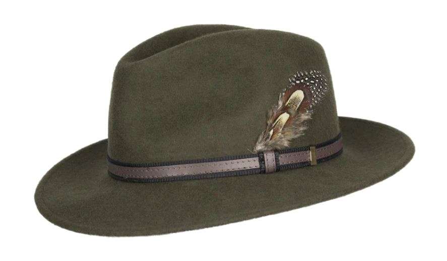 Oxford Blue <br> Wool Felt Hat Loden